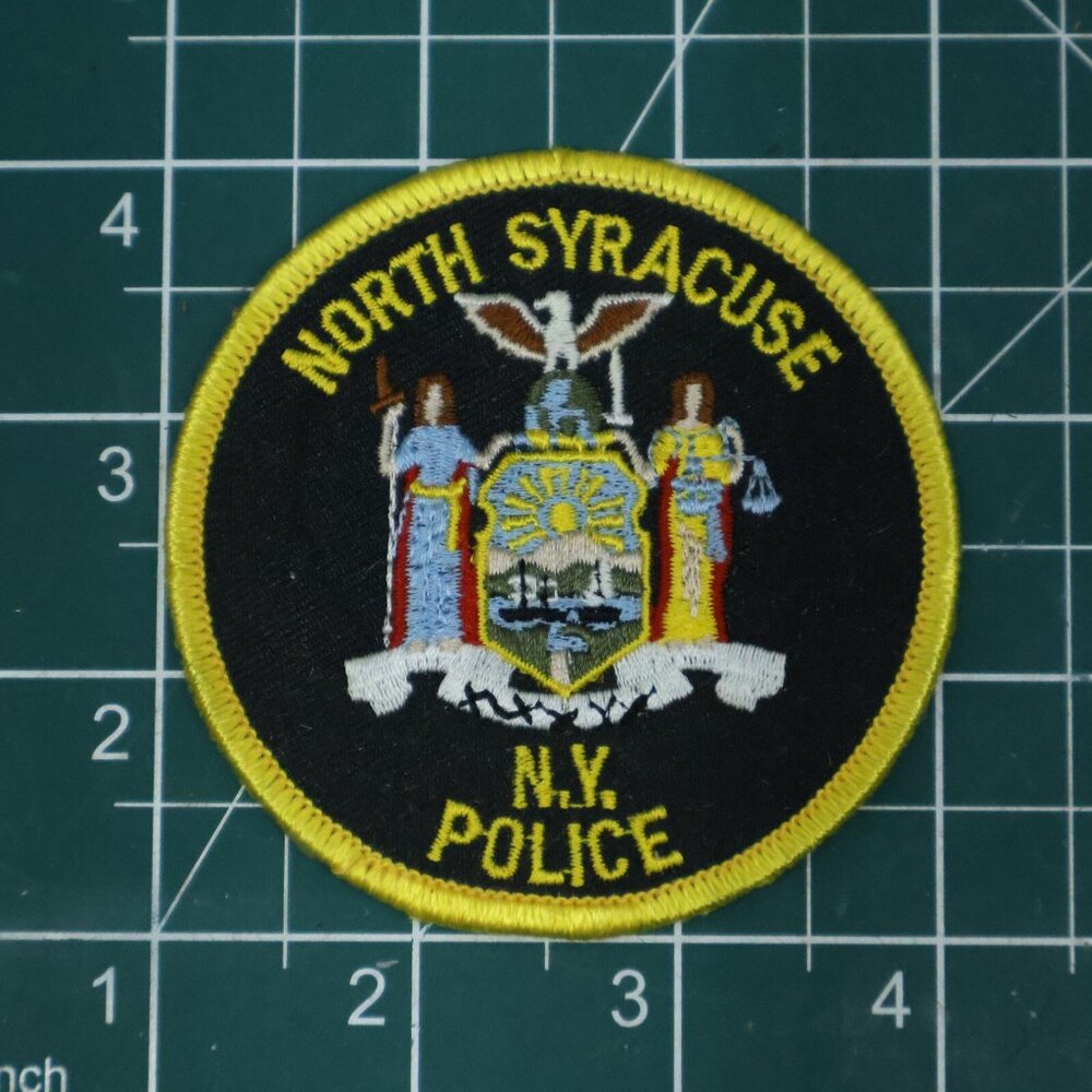 Vtg North Syracuse New York Police Uniform Patch Badge Sew On Unused